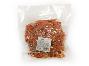 Мясо (АЛЬЯНС) вяленое свинина с халапеньо (500гр): Курица вяленая (строганина)