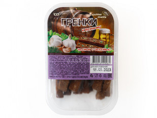 Бастони Снеки сыровяленые Кабаноси: Сурские гренки Чеснок с зеленью (100 гр)