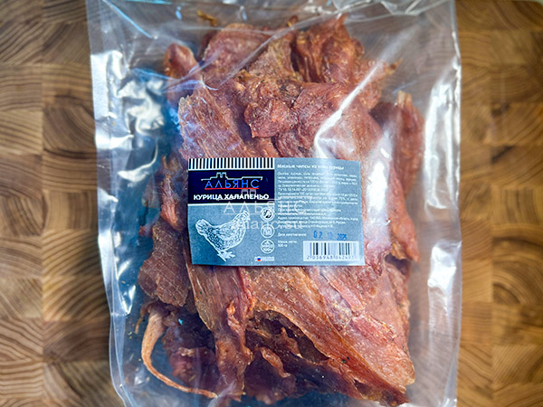 Мясо (АЛЬЯНС) вяленое курица 500гр "С халапеньо" в Первоуральске