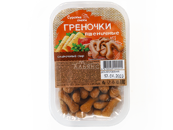 Сурские (ПШЕНИЧНЫЕ) Сливочный сыр (100 гр) в Первоуральске