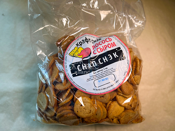 Снапсы ПШЕНИЧНЫЕ "Лосось с сыром" в Первоуральске