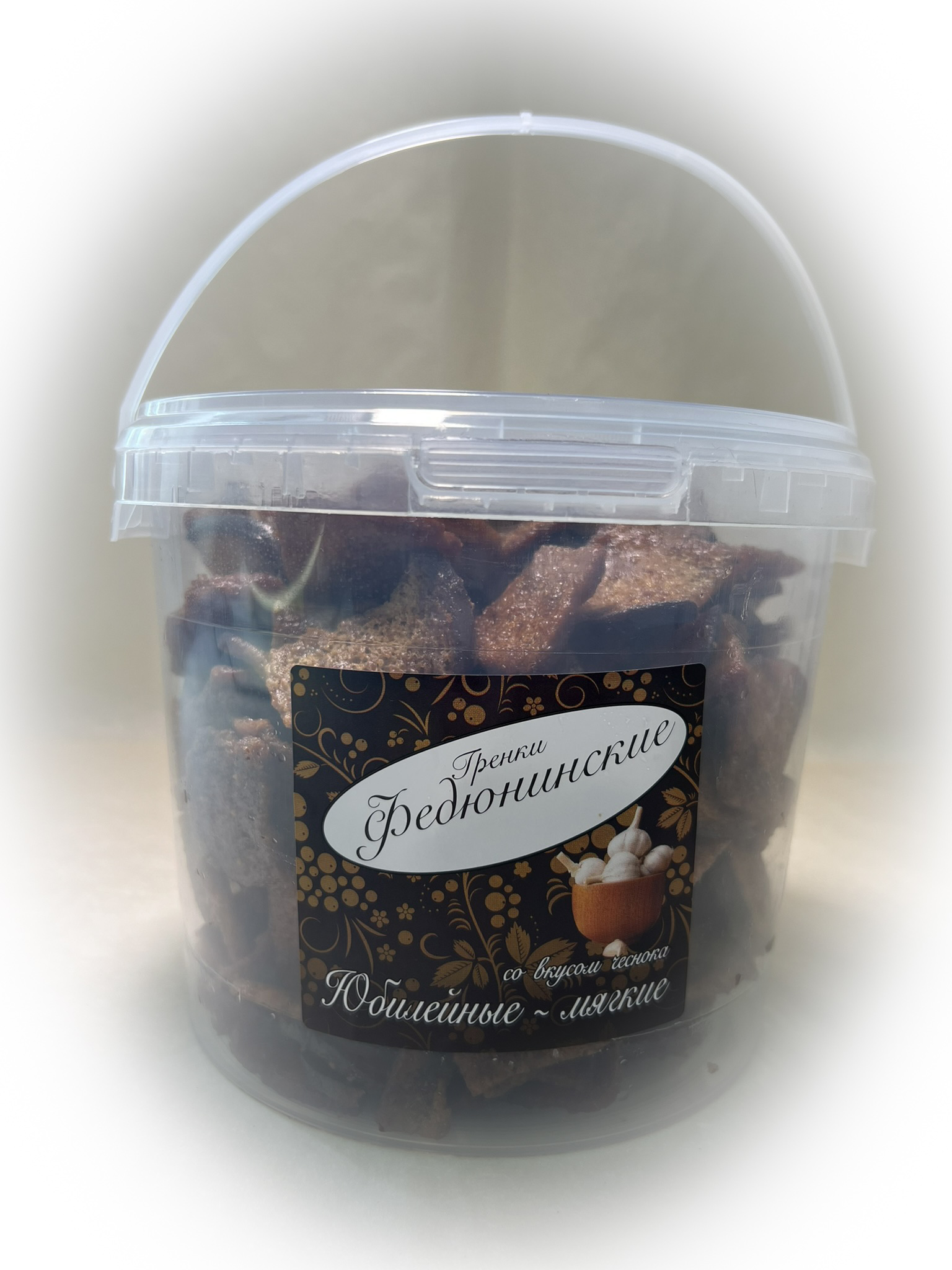 Гренки "ФЕДЮНИНСКИЕ" "Чеснок" (ведро 900 гр.) в Первоуральске