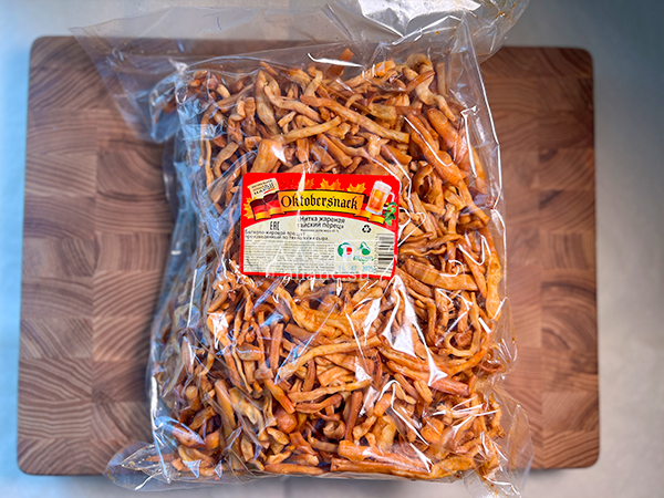 Нитка ЖАРЕНАЯ "Тайский перец" Oktobersnack 1 кг (сырный продукт) в Первоуральске
