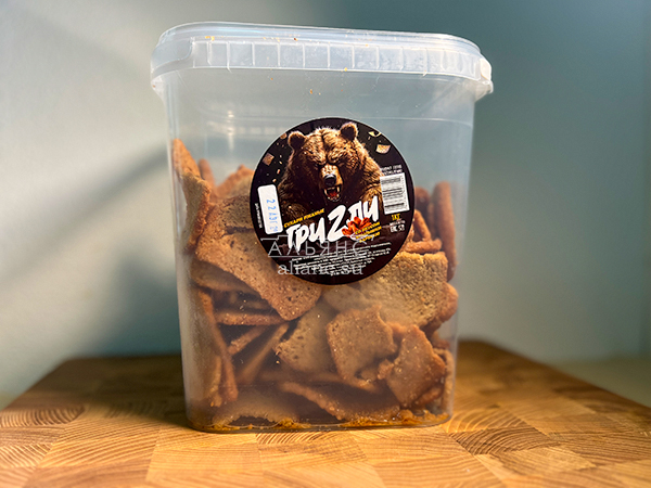 Ведро Ржаные гренки со вкусом Крылышки Барбекю (1 кг) в Первоуральске