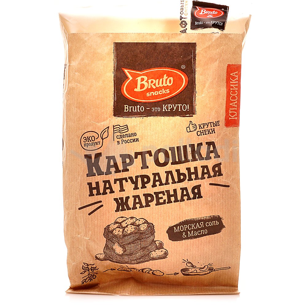 Картофель «Бруто» с солью 70 гр. в Первоуральске
