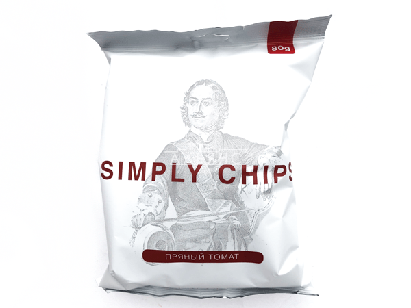 Картофельные чипсы "Simple chips" Пряный томат 80 гр. в Первоуральске