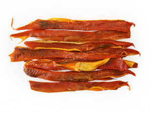 Форель радужная вяленая: Горбуша теша (брюшки) холодного копчения